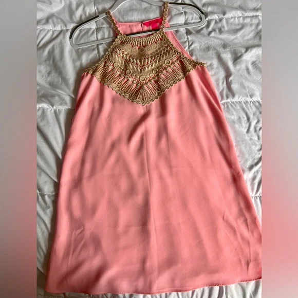 knee length dresses for ladies Lilly Pulitzer Pink Pineapple Print Shift Dress